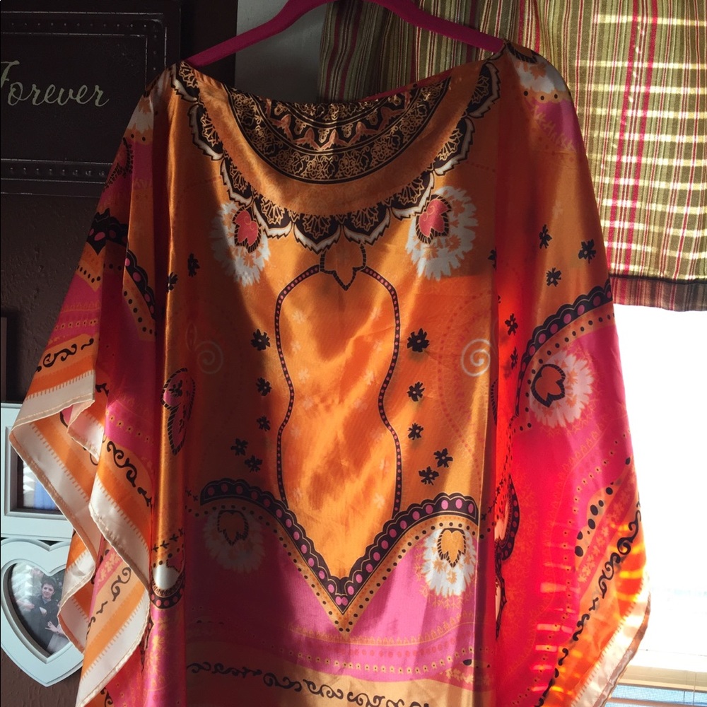 Tribal print bandana top